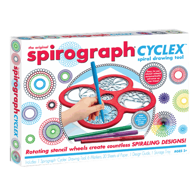 Spirograph, zestaw artystyczny, Cyclex
