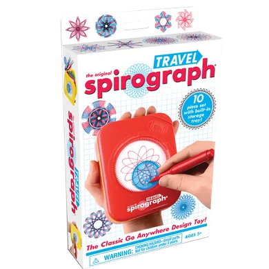 Spirograph, zestaw artystyczny, wersja podróżna