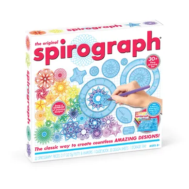 Spirograph, zestaw artystyczny z pisakami