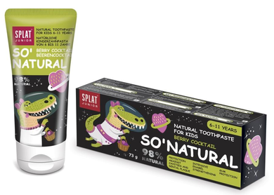 Splat, Junior So Natural, pasta dla dzieci, 6-11 lat, Berry Cocktail, 50 ml