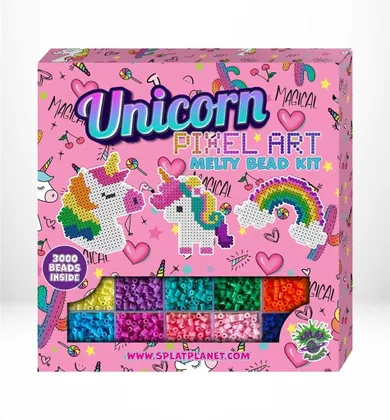 Splat Planet, zestaw koralików do prasowania, jednorożec, 3000 szt.