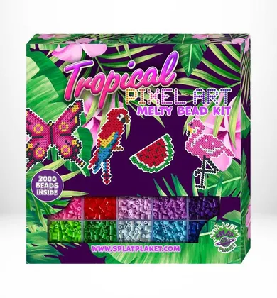 Splat Planet, zestaw koralików do prasowania, tropiki, 300 szt.