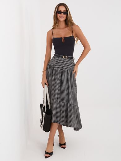 Spódnica damska, czarna, Italy Moda
