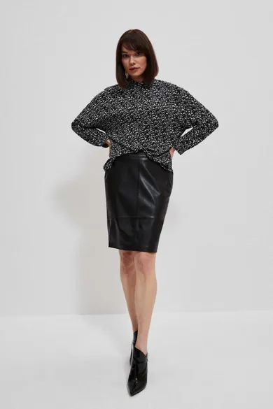 Spódnica damska, czarna, Moodo