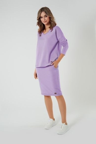 Spódnica damska, fioletowa, Stella, Italian Fashion
