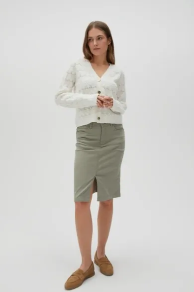 Spódnica damska, khaki, Moodo