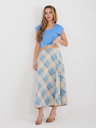 Spódnica damska, niebieska, Italy Moda