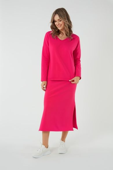 Spódnica damska, różowa, Stella, Italian Fashion