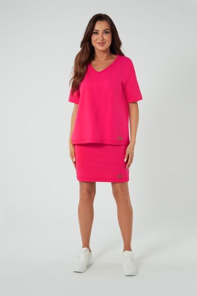 Spódnica damska, różowa, Stella, Italian Fashion