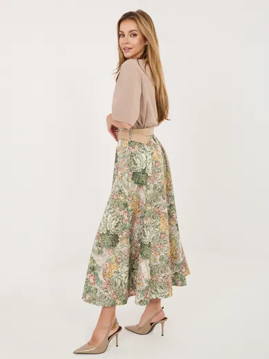 Spódnica damska, zielona, Italy Moda