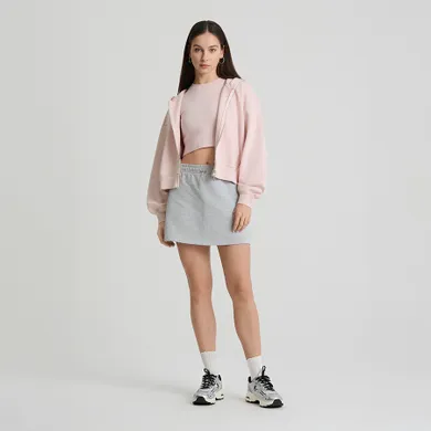 Spódnica dresowa mini z niskim stanem NOWEAR