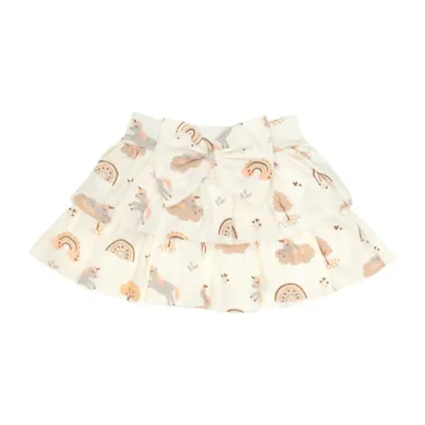 Spódnica dziewczęca, ecru, Nicol