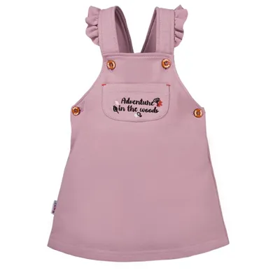 Spódnica ogrodniczka dziewczęca, fioletowa, Eevi