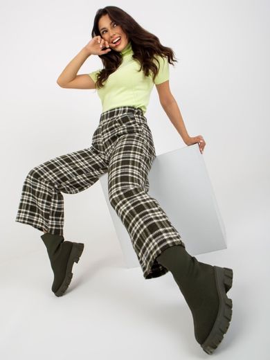 Spodnie damskie, khaki, Lakerta