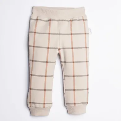 Spodnie dresowe chłopięce, beżowe, Nicol