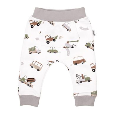 Spodnie dresowe chłopięce, białe, Nicol