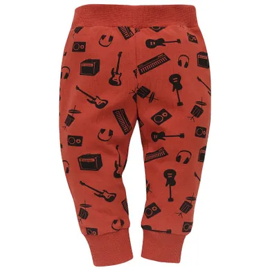 Spodnie dresowe chłopięce, czerwone, Pinokio
