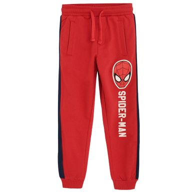 Spodnie dresowe chłopięce, czerwone, Spider-Man, Licence Brand