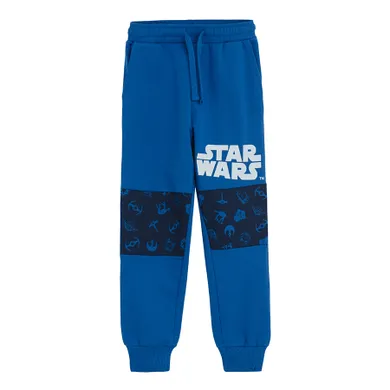Spodnie dresowe chłopięce, niebieskie, Star Wars, Licence Brand
