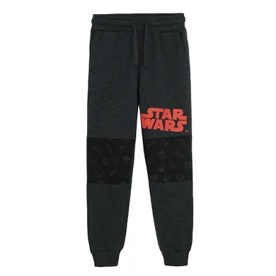 Spodnie dresowe chłopięce, szare, Star Wars, Licence Brand