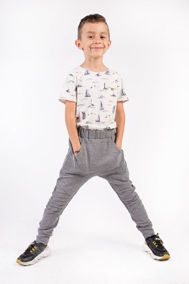 Spodnie dresowe chłopięce, szare, Tup Tup