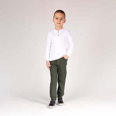 Spodnie dresowe chłopięcie, khaki, Nicol