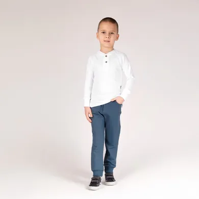 Spodnie dresowe chłopięcie, niebieskie, Nicol