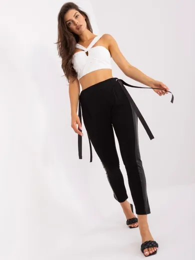 Spodnie dresowe damskie, czarne, Lily Rose