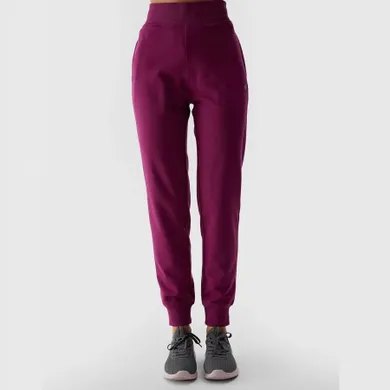 Spodnie dresowe damskie, fioletowe, 4F