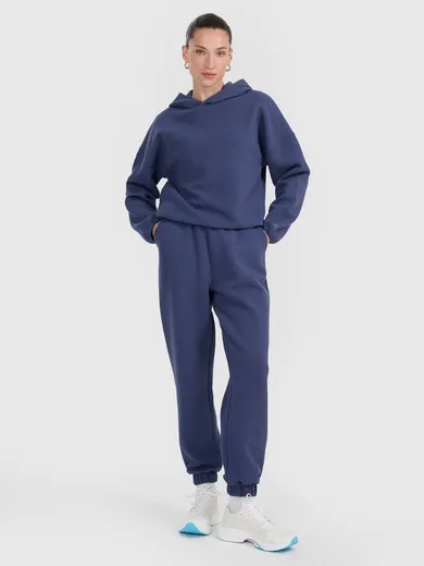 Spodnie dresowe damskie, granatowe, 4F