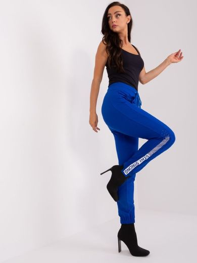 Spodnie dresowe damskie, niebieskie, Relevance