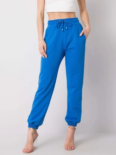 Spodnie dresowe damskie, niebieskie, Rue Paris
