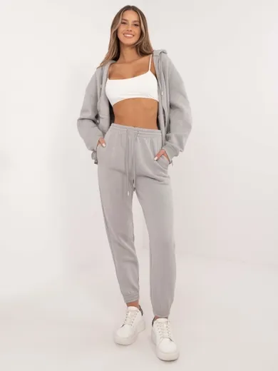 Spodnie dresowe damskie, szare, Calimera