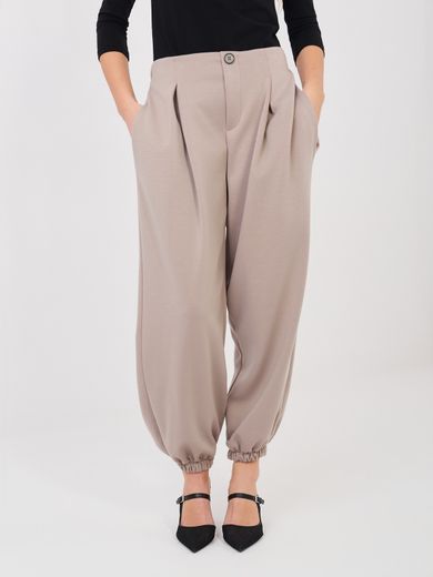 Spodnie dresowe damskie, szare, Italy Moda