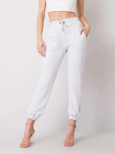 Spodnie dresowe damskie, szare, Rue Paris