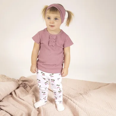 Spodnie dresowe dziewczęce, białe, Nicol