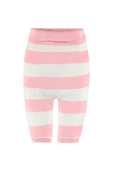 Spodnie dresowe dziewczęce, biało-różowe, Bellybutton