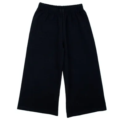 Spodnie dresowe dziewczęce, czarne, Nicol