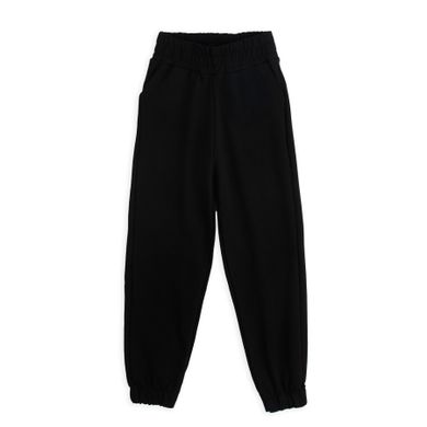 Spodnie dresowe dziewczęce, czarne, Tup Tup