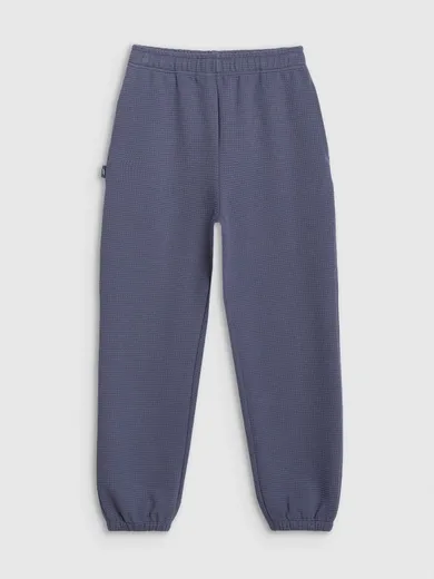 Spodnie dresowe dziewczęce, jogger, niebieskie, 4F