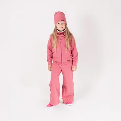 Spodnie dresowe dziewczęce, różowe, Nicol