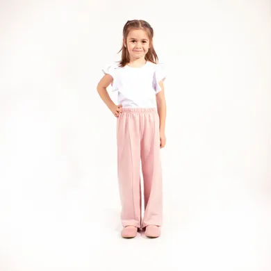 Spodnie dresowe dziewczęce, różowe, Nicol
