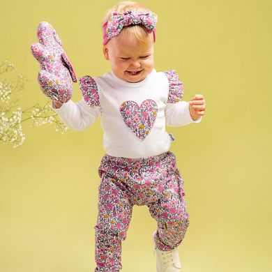 Spodnie dresowe dziewczęce, różowe, Nicol