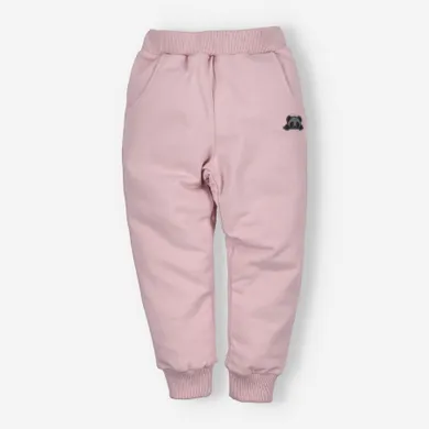 Spodnie dresowe dziewczęce, różowe, Pandamello