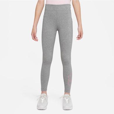 Spodnie dresowe dziewczęce, szare, Nike Sportswear Essential
