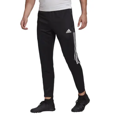 Spodnie dresowe męskie, czarne, Adidas TIRO 21 Training Pant Slim