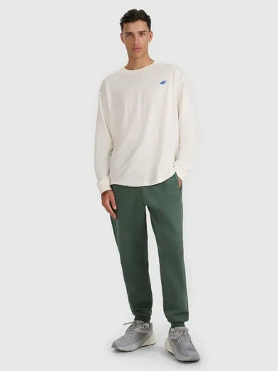 Spodnie dresowe męskie, zielone, 4F