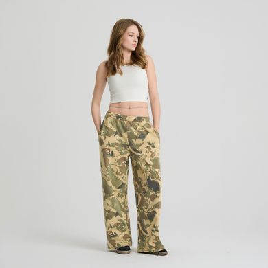 Spodnie dresowe moro o kroju baggy NOWEAR