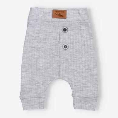 Spodnie dresowe niemowlęce, szare, Lagarto Verde