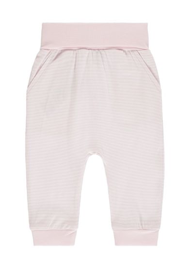 Spodnie dziewczęce, bawełna organiczna, różowe, Bellybutton